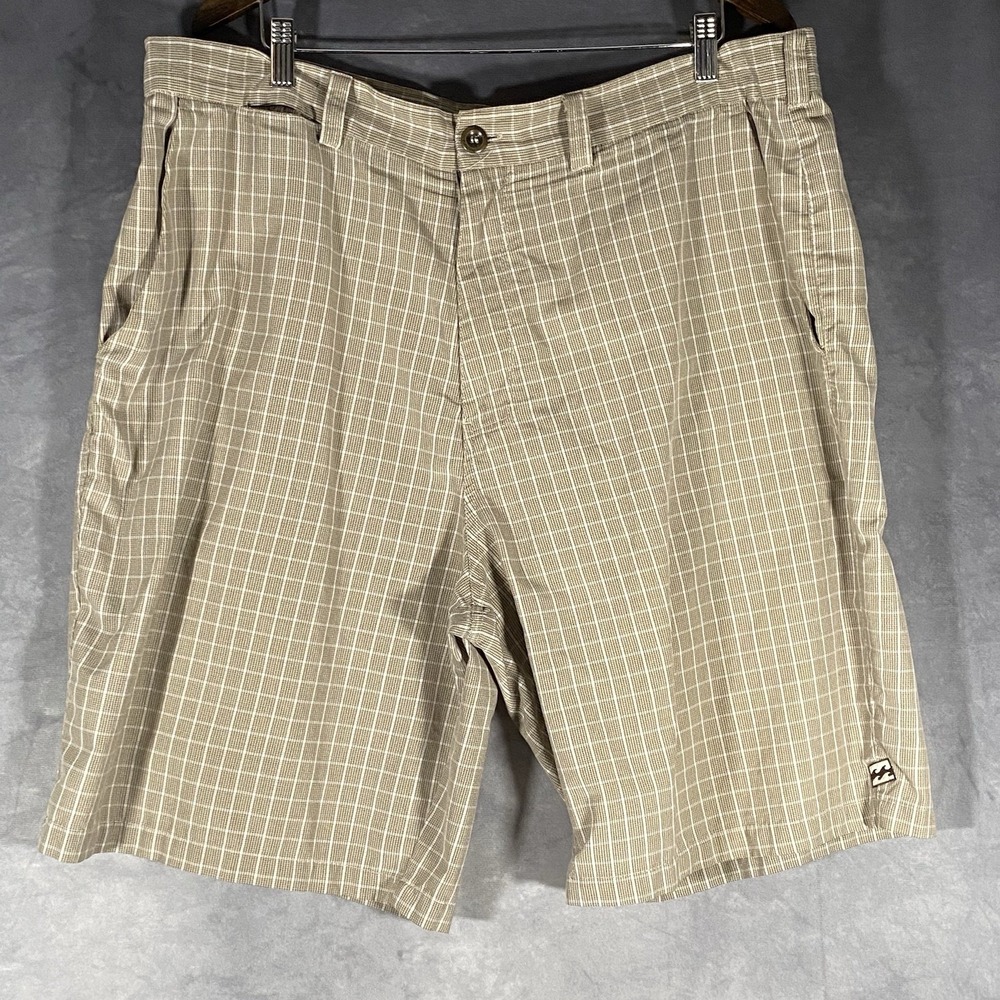 Billabong Submersibles Mens Hybrid Board Shorts 40 Plaid Surf Swim